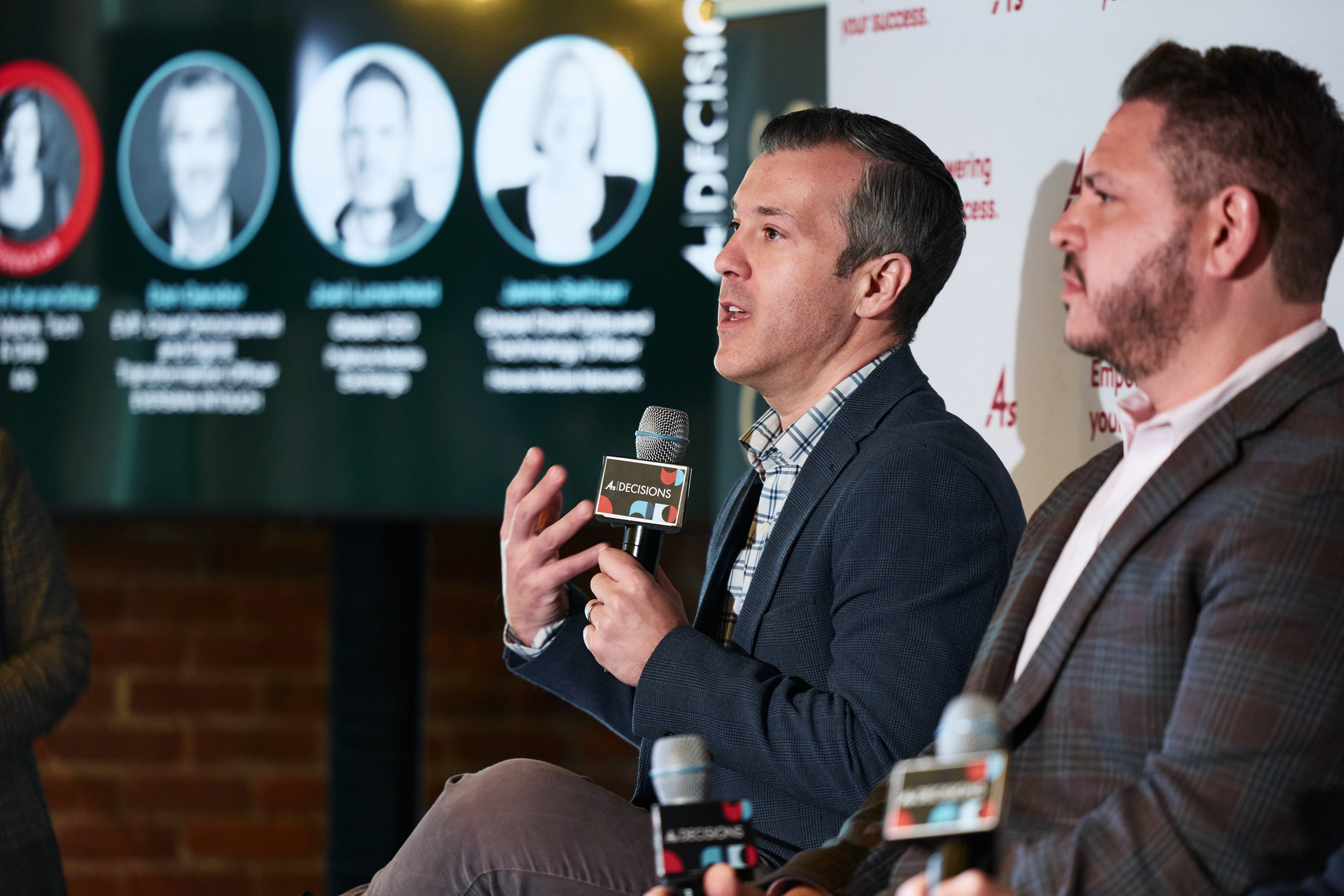 Dan Gandor speaking on an industry panel