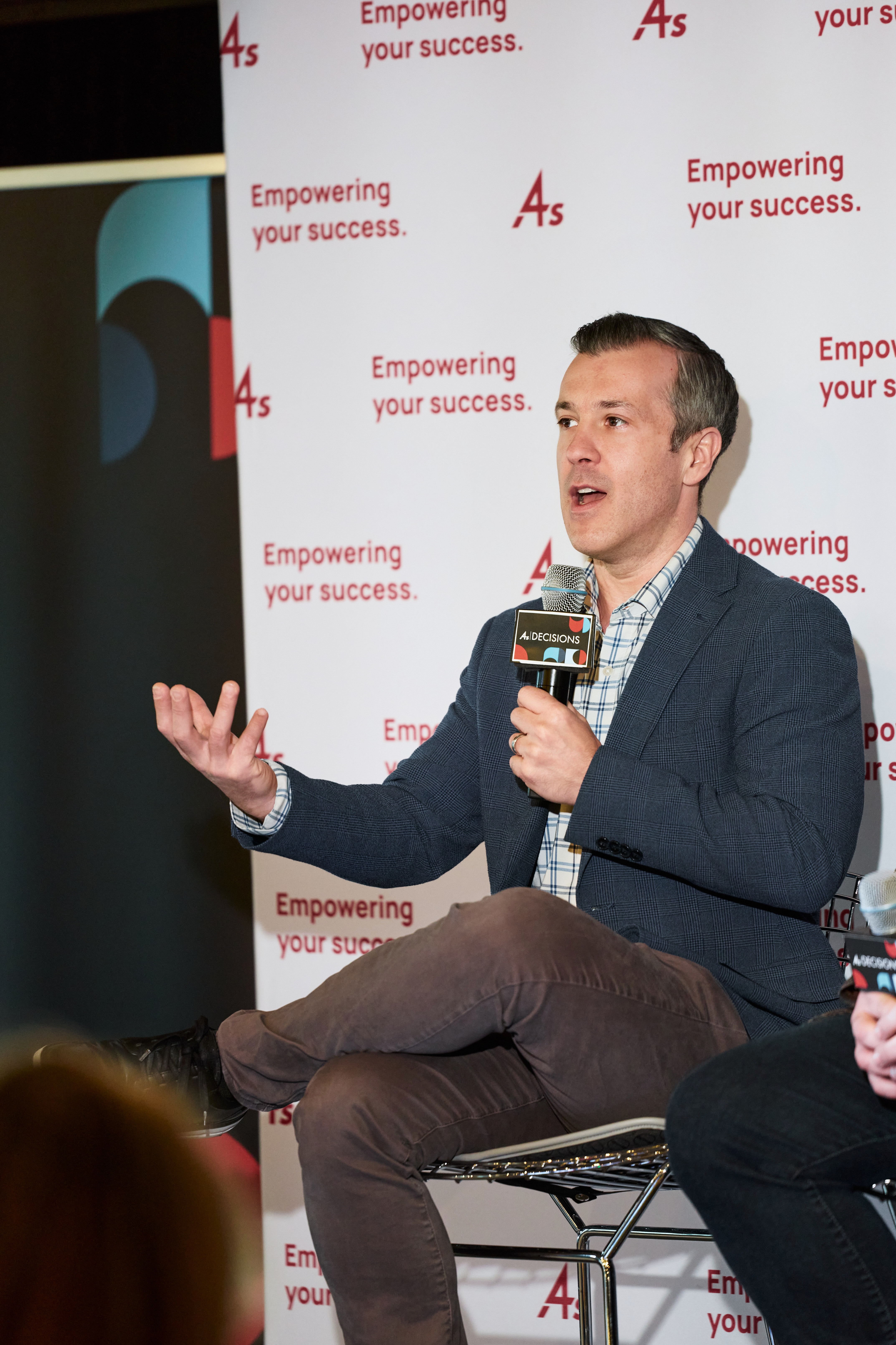 Daniel J. Gandor speaking on a pharmaceutical industry panel
